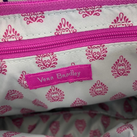 Vera Bradley Colorful Wildflower Paisley Carson Fold-Over Crossbody Bag - Picture 10 of 13